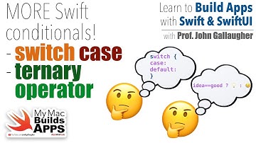 Ch. 1.6 More Swift Conditionals with Switch Case and the Ternary Operator (2025)