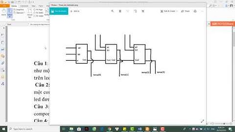Thiết kế vi mạch số - #7 Mạch cộng đầy đủ 3 bit và mạch trừ đầy đủ 3 bit