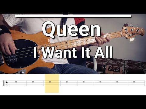 queen---i-want-it-all-(bass-cover)-tabs