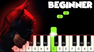 Something In The Way - Nirvana (The Batman) | BEGINNER PIANO TUTORIAL   SHEET MUSIC by Betacustic