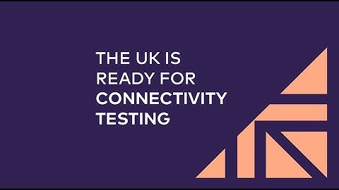 CAM Testbed UK: Connected - 30 sec intro to the video series showcasing UK connectivity testing