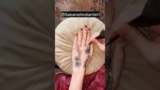 most trending  Mehndi design arabic style #henna #mehndi#shorts #mehndidesign#backhandmehndi #viral