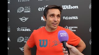 Fernando Belasteguin: ”Without this sport I don't know what we would have done”