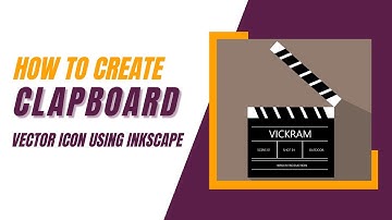 Inkscape for Beginners | Vector Clap Board | Inkscape | #Icons #Vector #BrushandBreeze