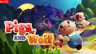 Pigs and Wolf | LIVE บ่าว ลูกหมูสี่ตัวหลงทางในป่าที่เต็มไ...