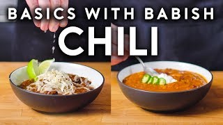 Carnivorous Chili & Vegetarian Chili | Basics with Babish screenshot 3