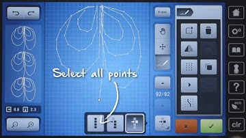 Tutorial on the BERNINA 790: Creating your own stitch patterns