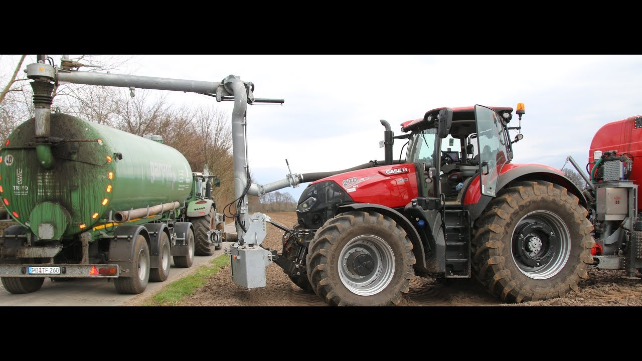 GoPro|Case Optum 270 fährt Gülle mit Meyer-Lohne/Rekordia Fass|Fendt 722|Paderborner Landwirtschaft