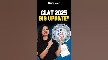 CLAT 2025 Advertisement Release Date Announced! | CLAT 2025 Notification #clat2025 #clatpreparation
