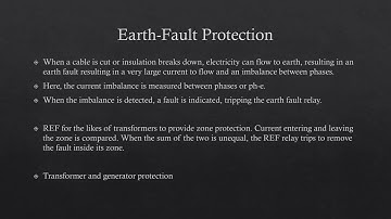 Electrical protection schemes