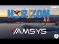 Primer VUELO en VAMASYS de Horizon VA | Mallorca - Barcelona IVAO Flight Simulator 2024