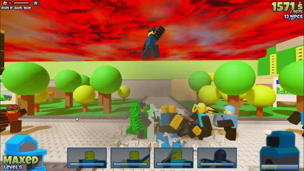 How to beat run n gun bud i the battle bricks i youtube