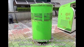 Outdoors depthMap - Apple iPad Pro LiDAR