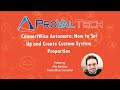 How To Create Custom System Properties