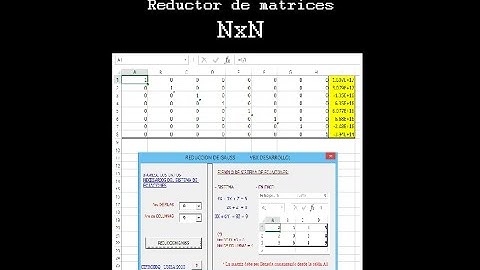 GAUSS JORDAN EN EXCEL