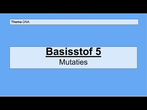 Video: Waar komen mutaties voor in het dna?