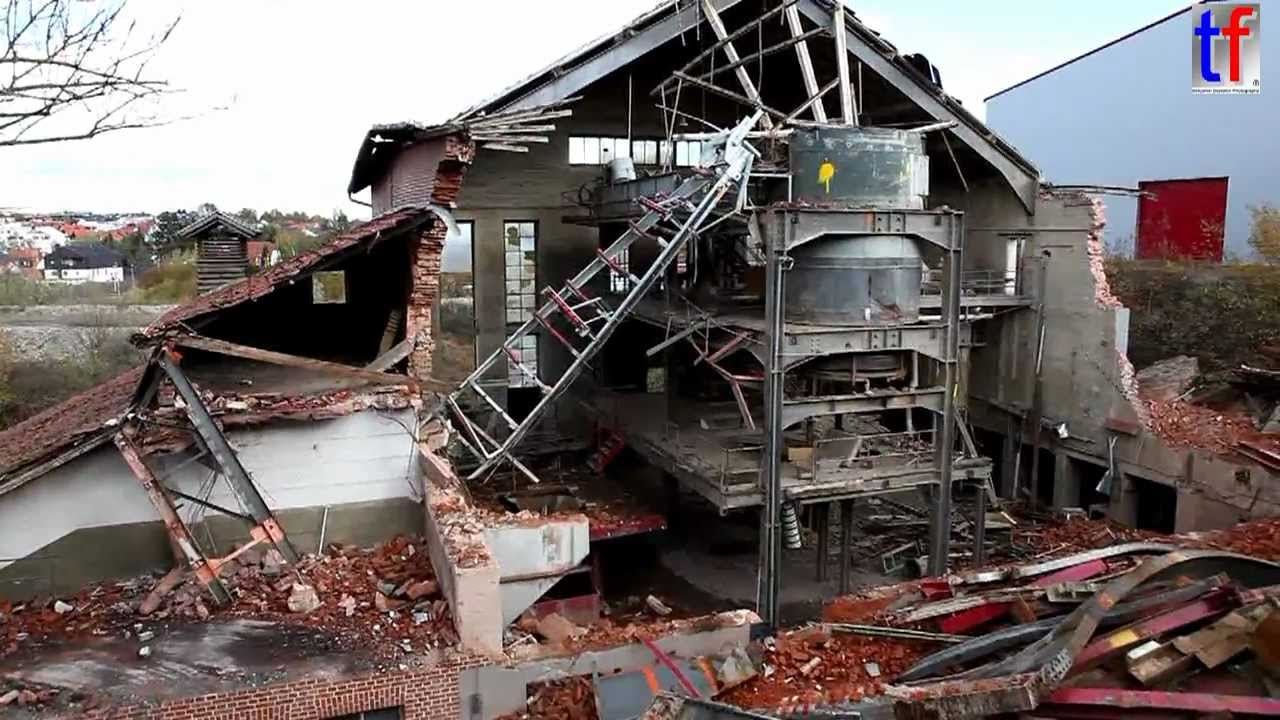 Pfleiderer Dachziegelwerke Winnenden: Industrieruine Walzwerk & Sumpfhaus - das ENDE.