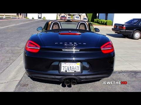 LOUD Porsche 981 Boxster S W/ Armytrix Performance Exhaust REVVING & Accelerations!!