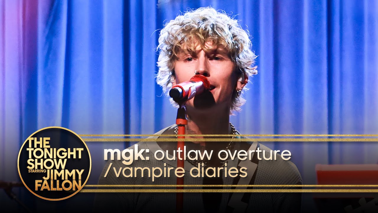 mgk: outlaw overture/vampire diaries | The Tonight Show Starring Jimmy Fallon