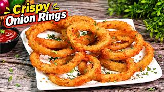 Homemade Crispy Onion Rings Recipe | Better Than Takeout