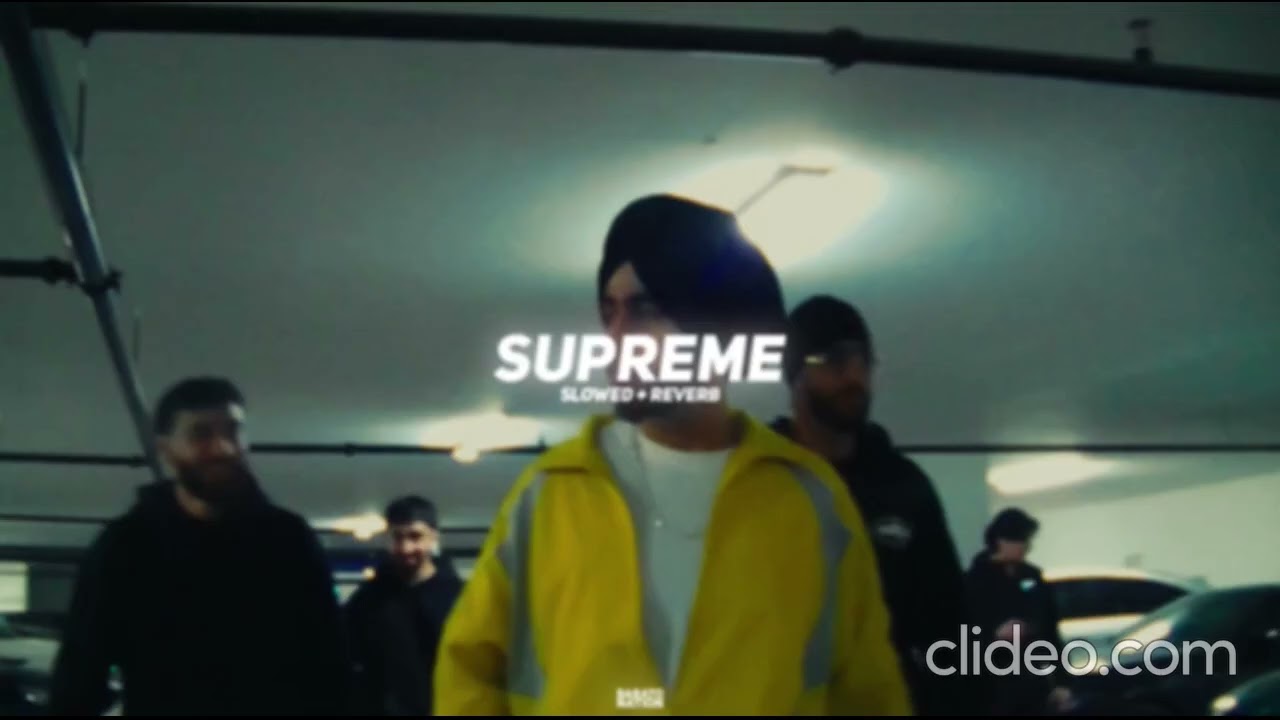 Supreme (Slowed + Reverb) - Shubh | BARATO NATION