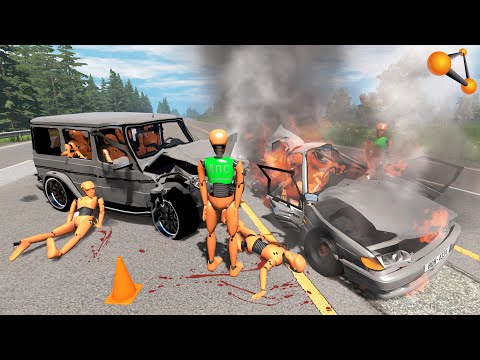 Видео: ПЛЕВАТЬ НА ПРАВИЛА! ПЬЯНЫЙ ХАМ НА ГЕЛИКЕ ЗАБИРАЕТ ЖИЗНИ | BeamNG.drive