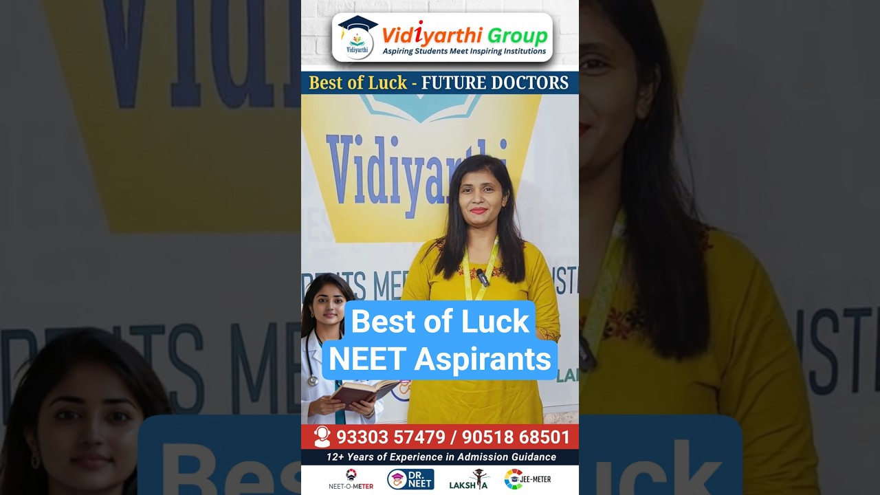 Best of Luck Future Doctors - NEET UG 2026