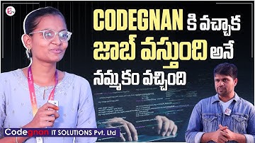 Student Feedback About Codegnan Institute || Job Placement || The Best Coding Institute