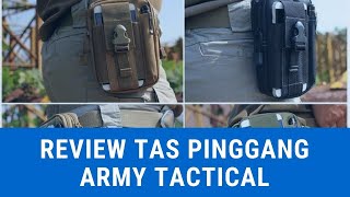 Tas HP Kamera Tas Pinggang Army