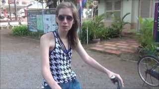 Bicycle Ride along the Siem Reap River for a scenic city and rural countryside tour, Cambodia