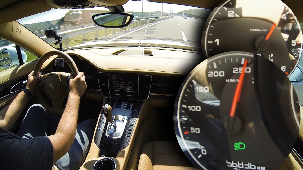 0-260 | 2012 Porsche Panamera Diesel 250hp TOP SPEED