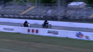 BERT BAKER in the 9's Milan Dragway