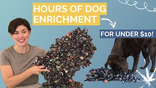 Under $10 DIY Snuffle Mat for Dogs: Affordable Canine Enrichment