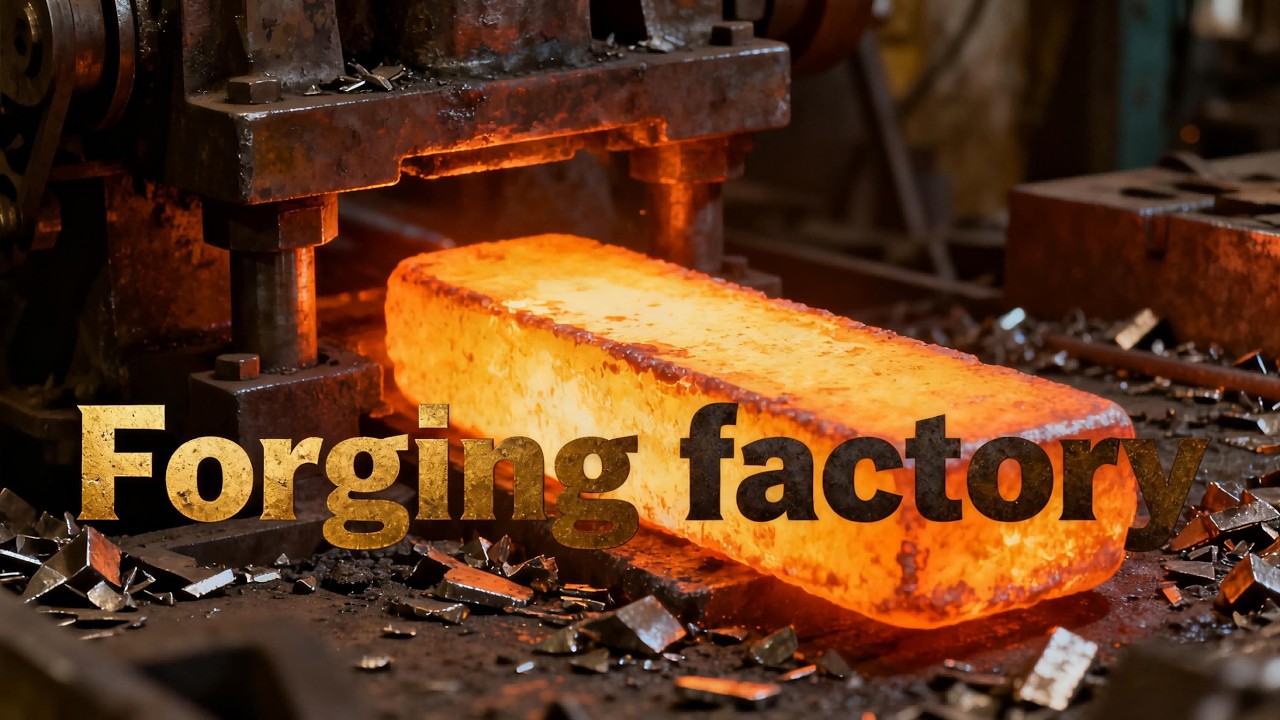 Inside the forging factory Strength in Numbers: Shaping Giant Steel #forging #machine #factory