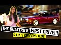 Lia Block&#39;s Audi Ur-Quattro Shakedown, Test Drive and Driver&#39;s License Test!