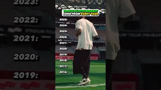Travis Scotts Biggest Song Every Year