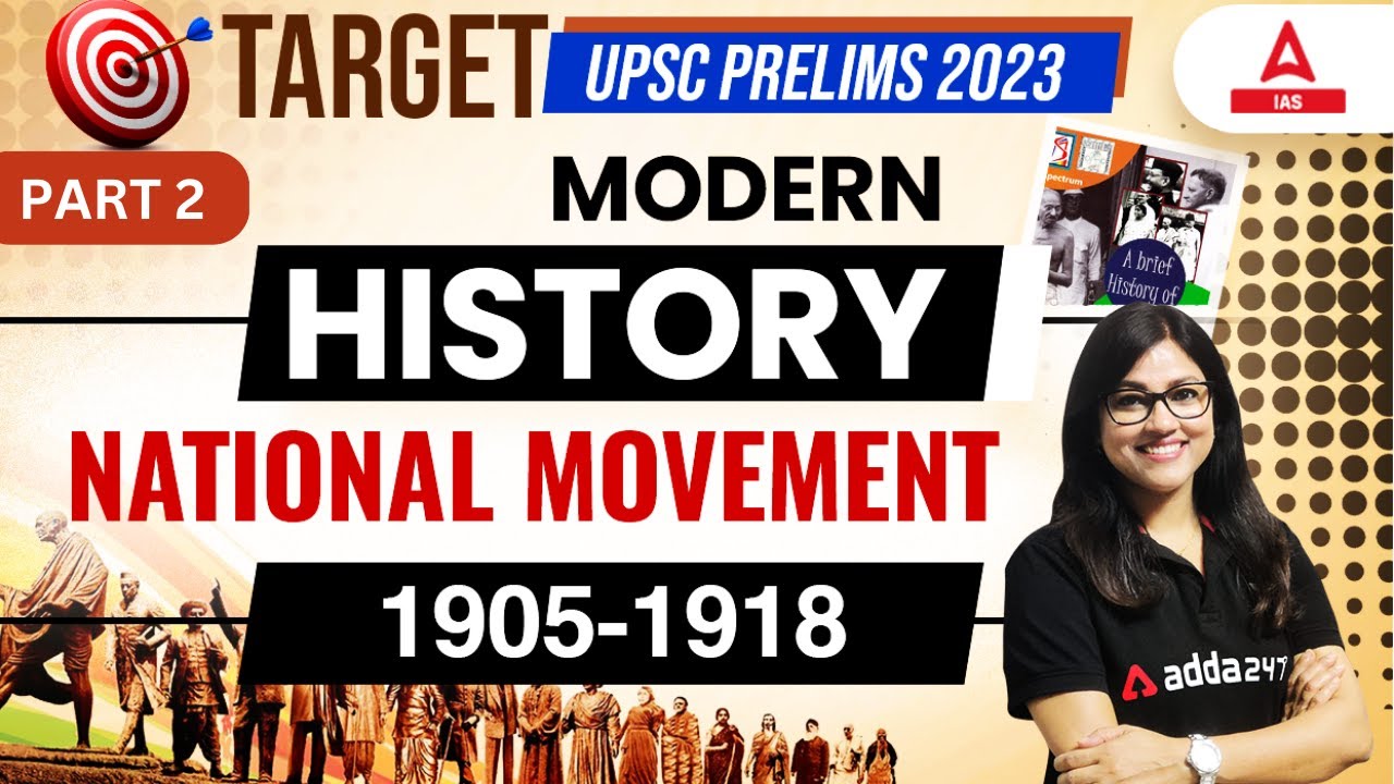 Target UPSC CSE Prelims 2023 | History National Movement 1905-1918 PYQs ...