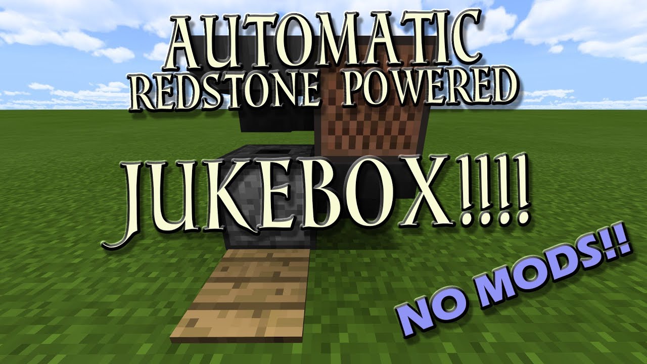 Minecraft: Automatic Redstone Jukebox Tutorial - NO MODS!! - Bedrock Edition
