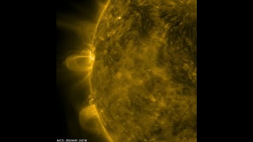 Towering Magnetic Arches Seen by NASA’s SDO