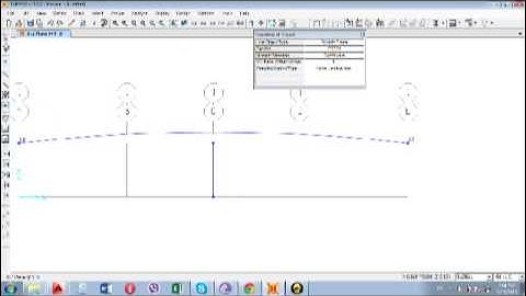 Curved frame in sap2000