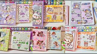 ✨📝Journal Ideas with Kawaii Stickers 😍 Journal Decoration | ASMR & Relaxing | Journal With Me 🥰