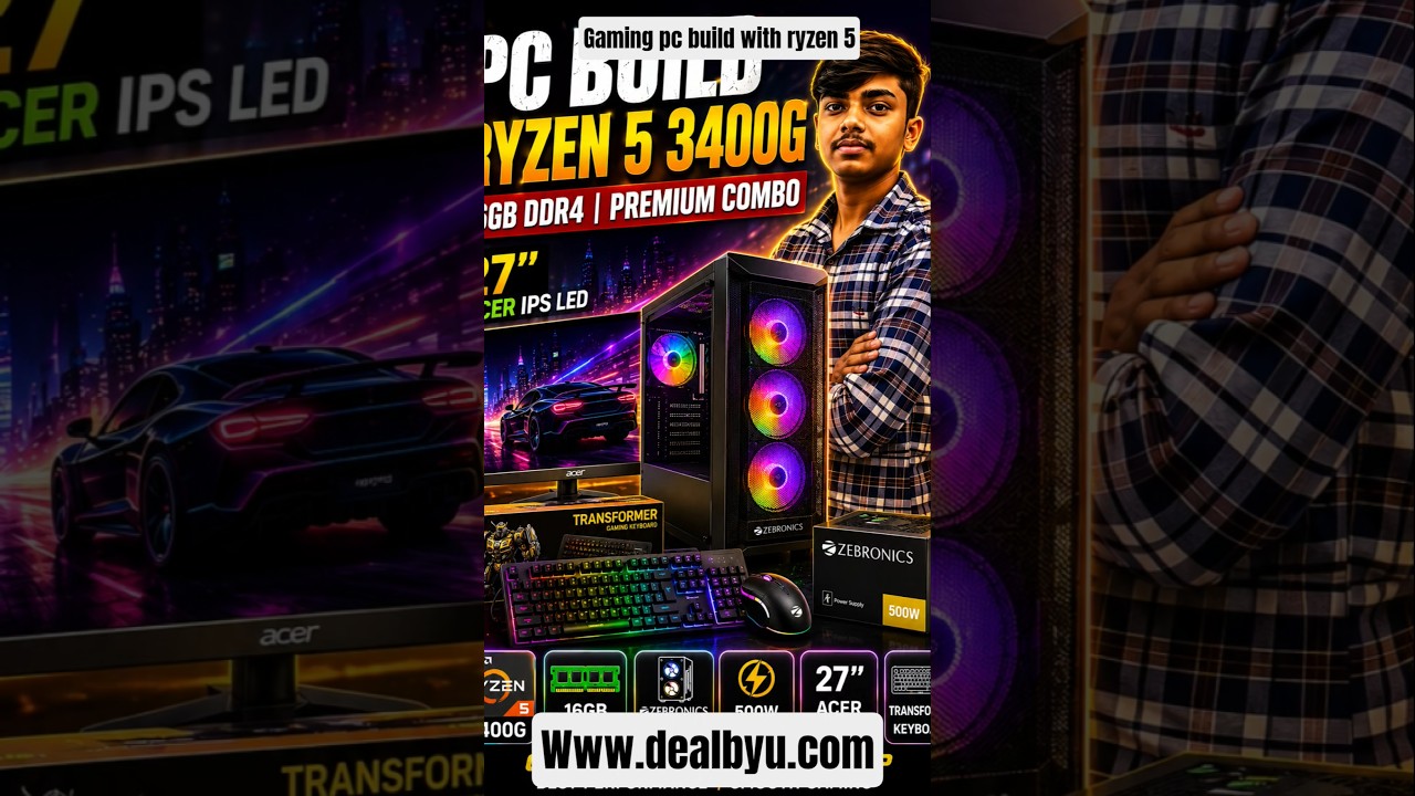 gaming pc build of ryzen5 #gaming #nvidiartx4070 #computer #pcbuild #viralbokaro #pcaddicts #pcshop