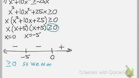 Math 111 : 3.7 #7 (Precalculus Tutorial : Polynomial and Rational Inequalities)