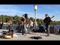 Incredible street cover of Wish You Were Here