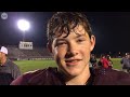 East Central's Cameron Gray talks about his 3 TDs