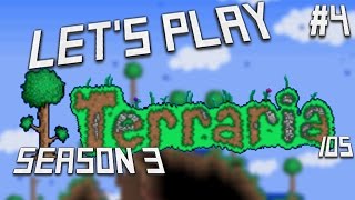 Let's Play Terraria (1.2) iOS- Platinum Pickaxe! Episode 4 (S3)