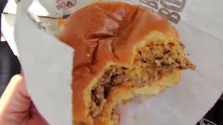 Smash or Pass! A&W Canada Double Smash Burger! #smashburger #shorts #youtube #aandw #burger #smash 