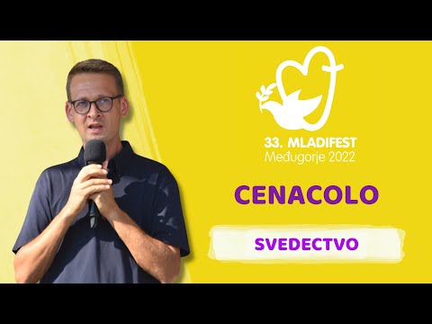 33. MLADIFESTE SVEDECTVO: Cenacolo