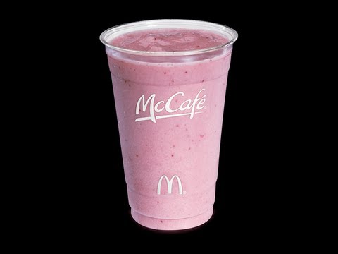 How to make a McDonalds strawberry banana smoothie