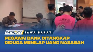 Pegawai Bank Di Cimahi Ditangkap Diduga Menilap Uang Nasabah Rp 1,5 Miliar